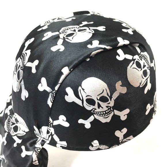 Pirate Faux Head Wrap Cap Hat NWOT - Picture 3 of 9